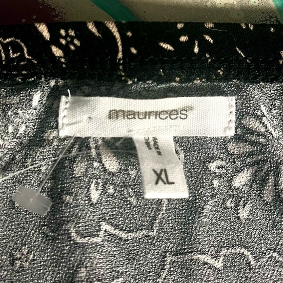 Maurices One Shoulder Medallion Print Lady’s Top, NWOT! Size XL - Picture 8 of 10